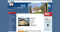 Desktop Screenshot of obecsporice.cz